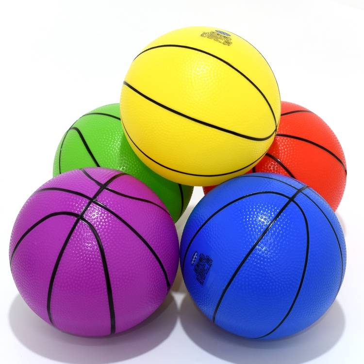 Boutique thickened children's small leather ball kindergarten baby basketball shooting outdoor elastic football inflatable ball toys