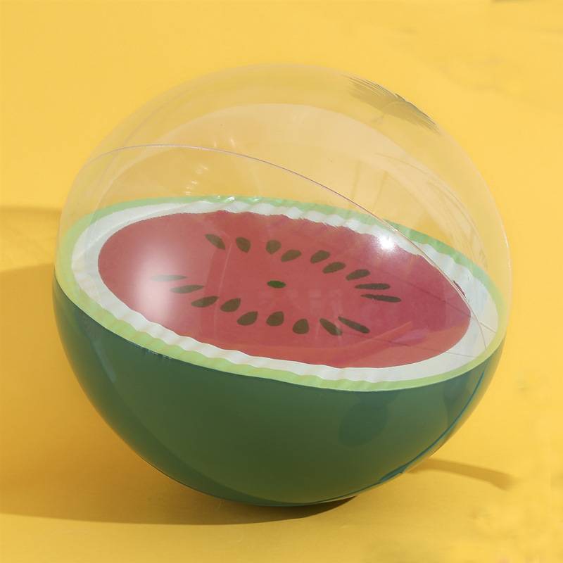 Transparent watermelon is 35cm after inflating