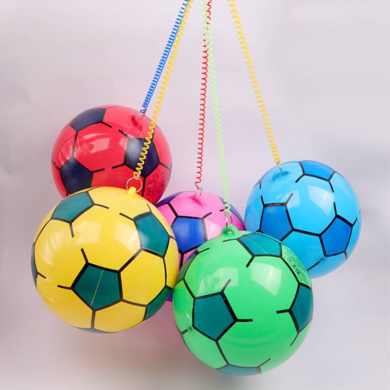 Inflatable toy children's leather ball racket ball girl watermelon small leather ball basketball Yiwu booth small products