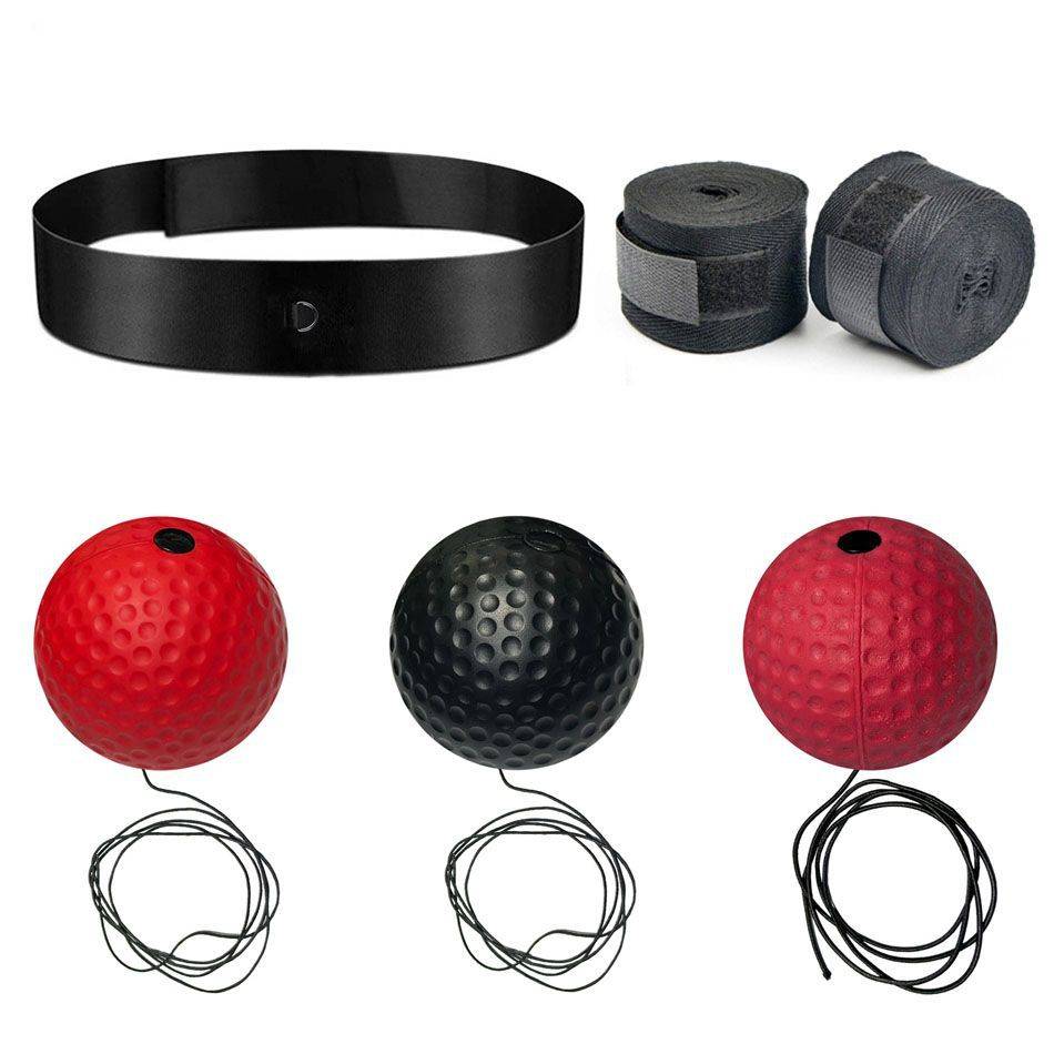 Knitting headband [luxury three balls+boxing straps]