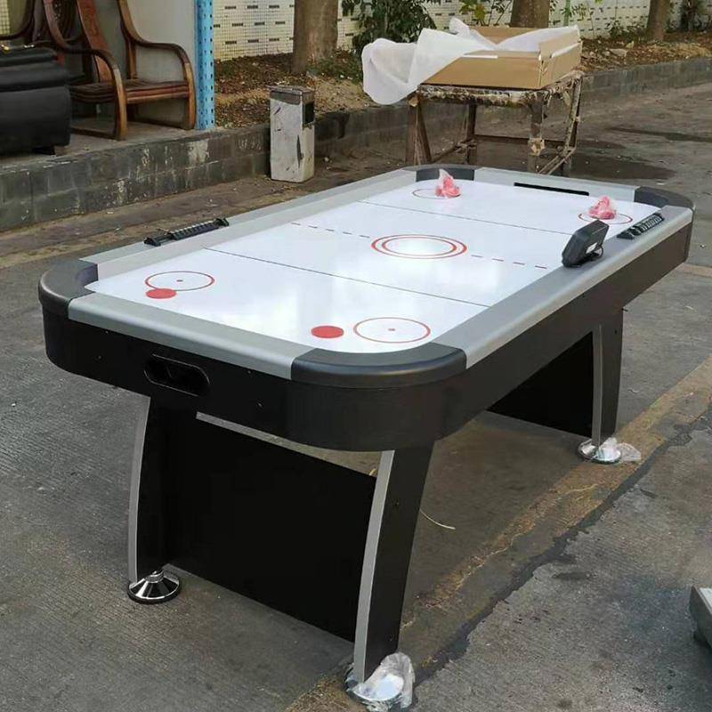 Indoor ice hockey table Standard table ice hockey table hanging table air curved hockey table ice hockey machine