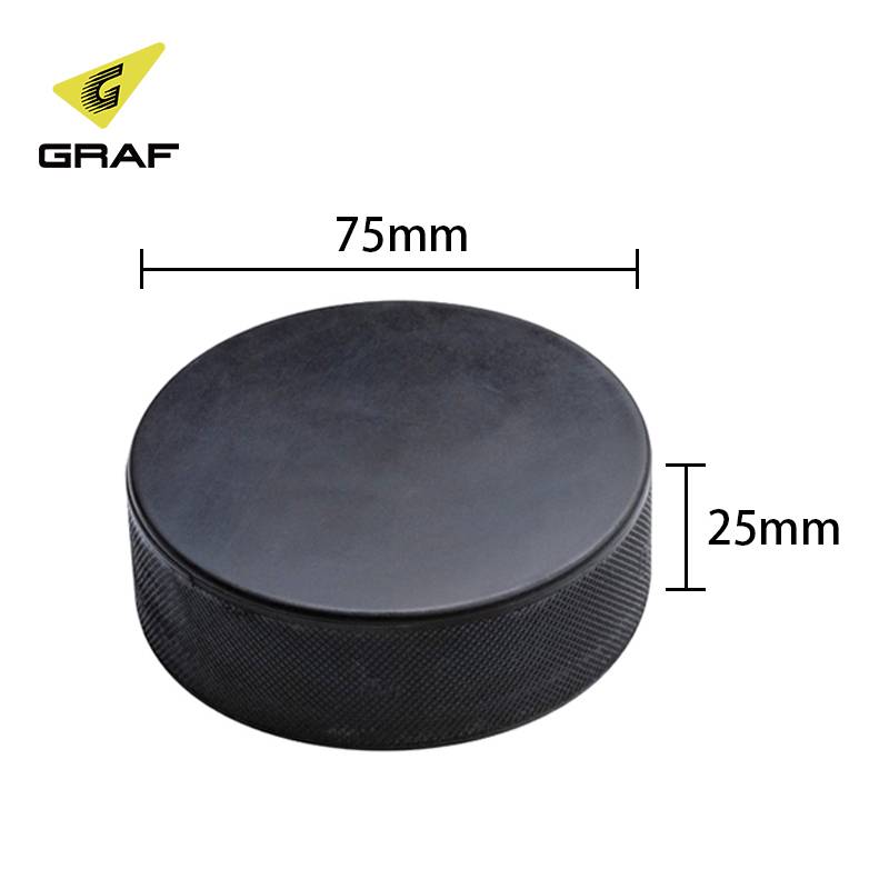 GRAF True Ice Hockey Cake Ice Rucks Training True Ice Hockey Rubber -wear -resistant rosewood hockey ice hockey