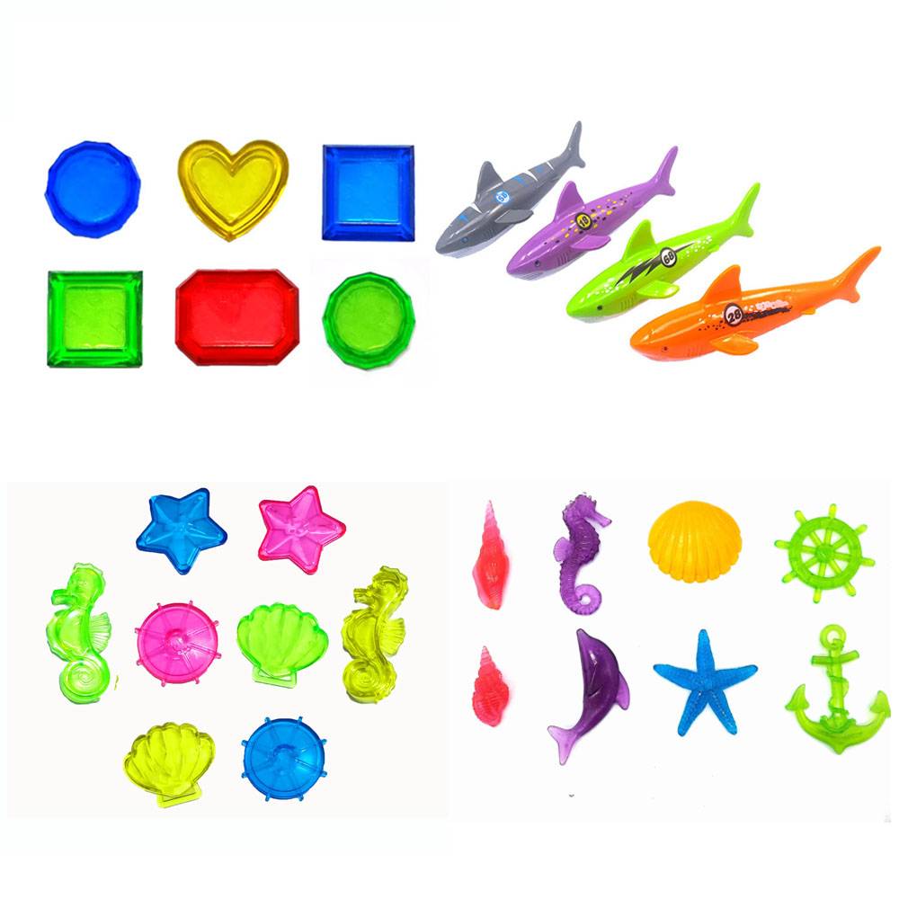 Children's swimming training diving toys sinking water underwater fish torpedo, seagrass, educating early education parent -child swimming pool teaching aids