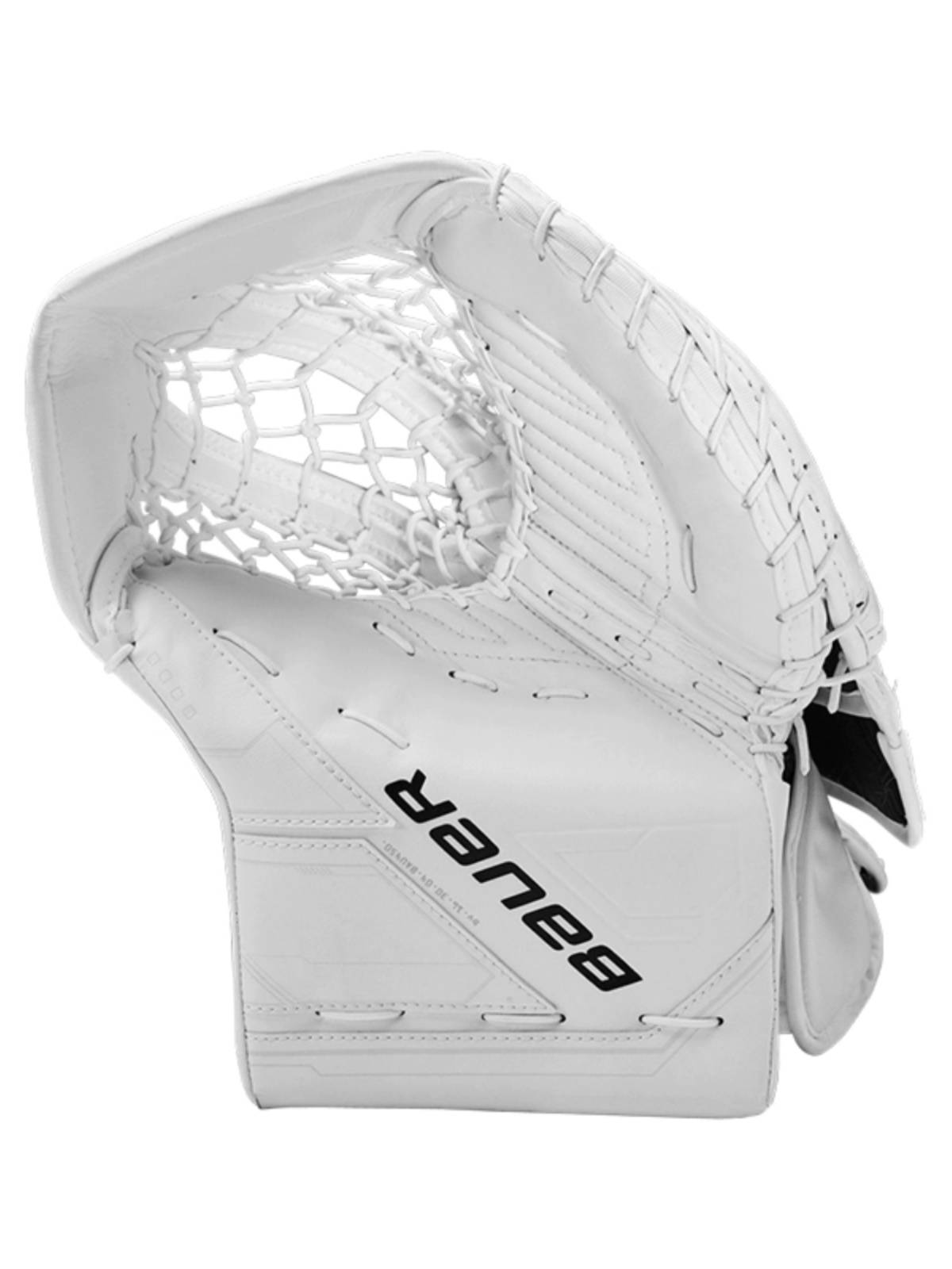 BAUER/Ball M5 Pro goalkeeper grasping the hand to block the young adult ice hockey goalkeeper