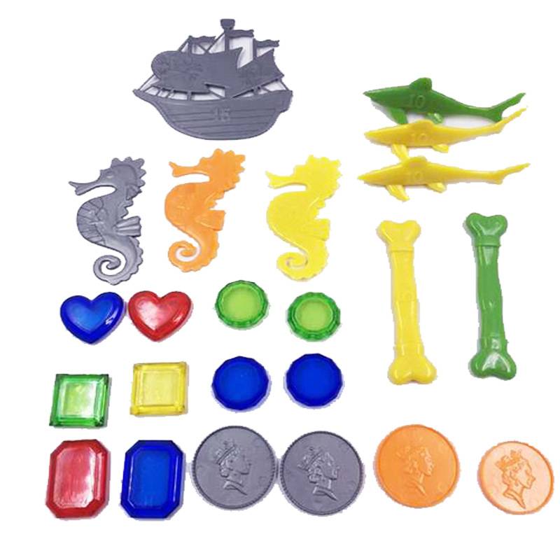 Children's diving toy set Swimming pool training underwater fish torpedo diving ring stick early education parent -child drama water teaching aids