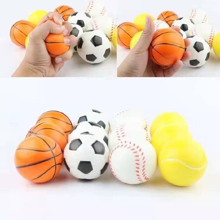 Sponge Ball Children's Toy Kindergarten Mini Ball Soft Poor Popularity Popularity Piece Paper Basketball Football Tennis