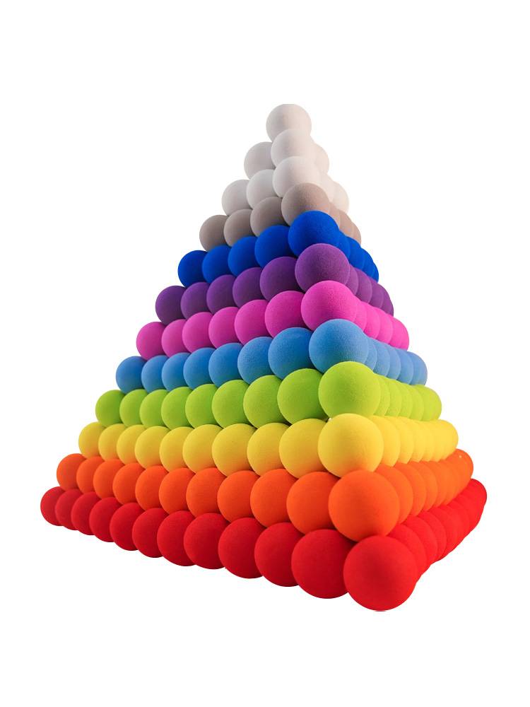 DIY Xiaohongshu 4CM Clein blue glimonia eva handmade posting production ornament foam EVA foam ball toys