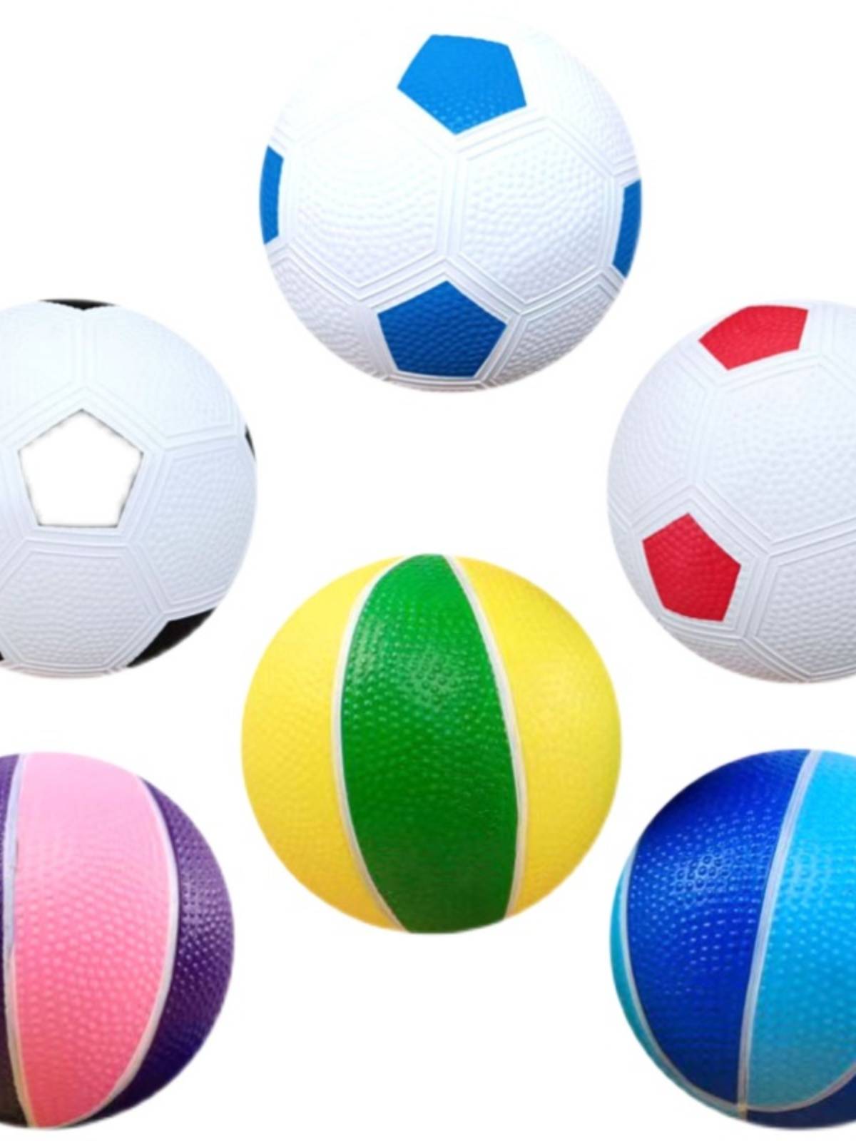 Children's toy small leather ball football blue elastic ball special infant baby hand hand holding shot ball toys