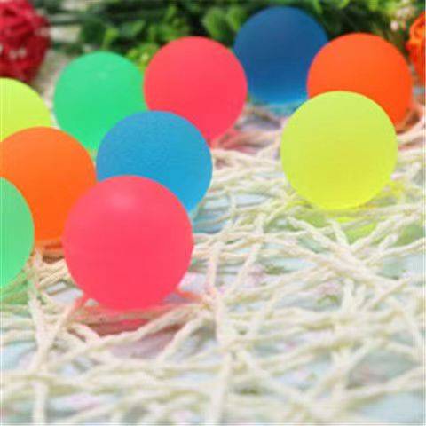 Plastic ball high elastic rubber playback toy, children toy, baby big bounce ball jumper, kindergarten fine powder bounce ball