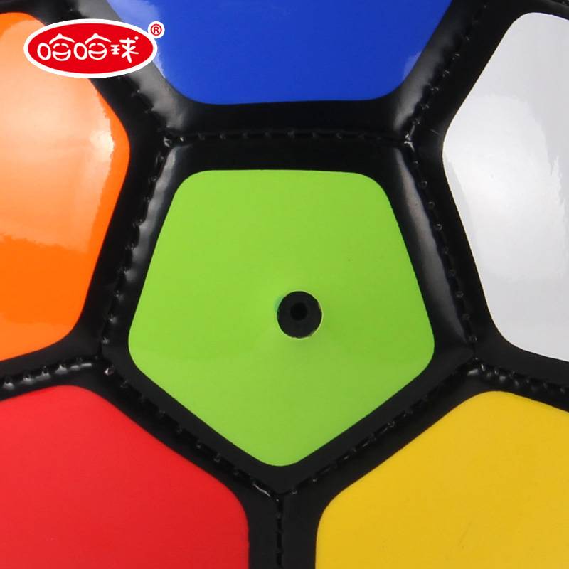 No. 2 colorful football small leather ball children's special elastic ball children's sense training basketball baby ball toys