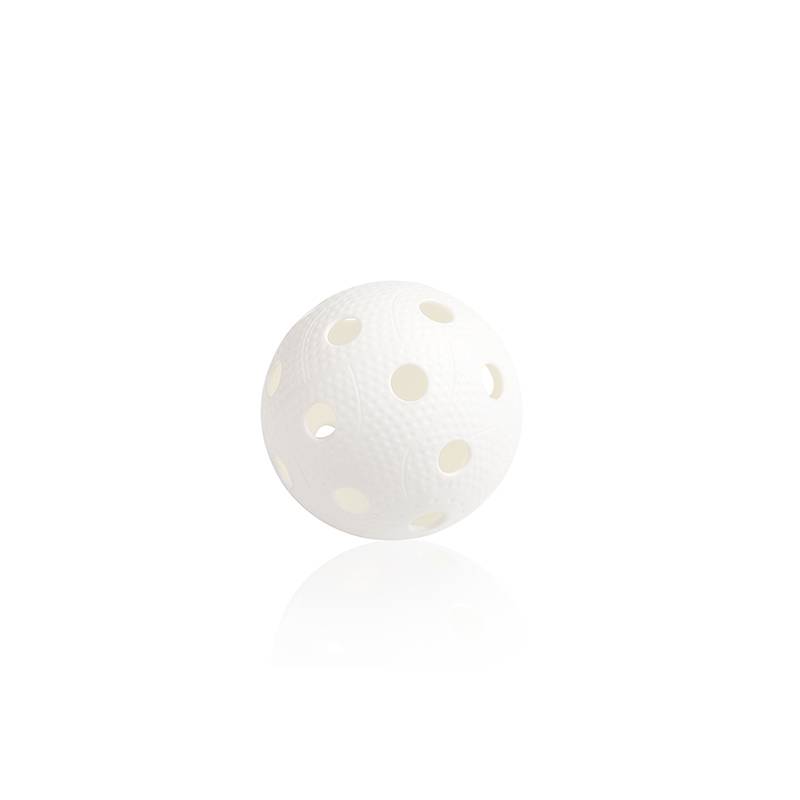 Dry land ice hockey training ball soft curved hockey training ball snow earth Floorball Floorball