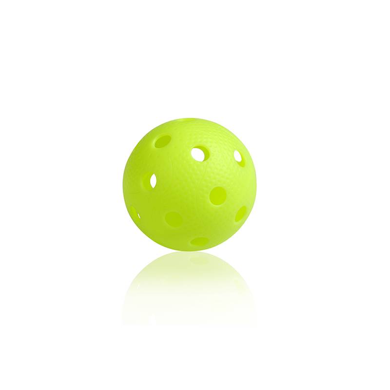 Dry land ice hockey training ball soft curved hockey training ball snow earth Floorball Floorball