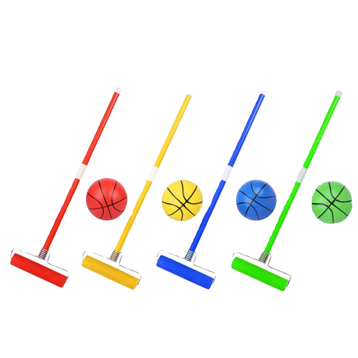 Kindergarten catching small pig fun game toys, children's support pole push ball sensor training smart props sports equipment