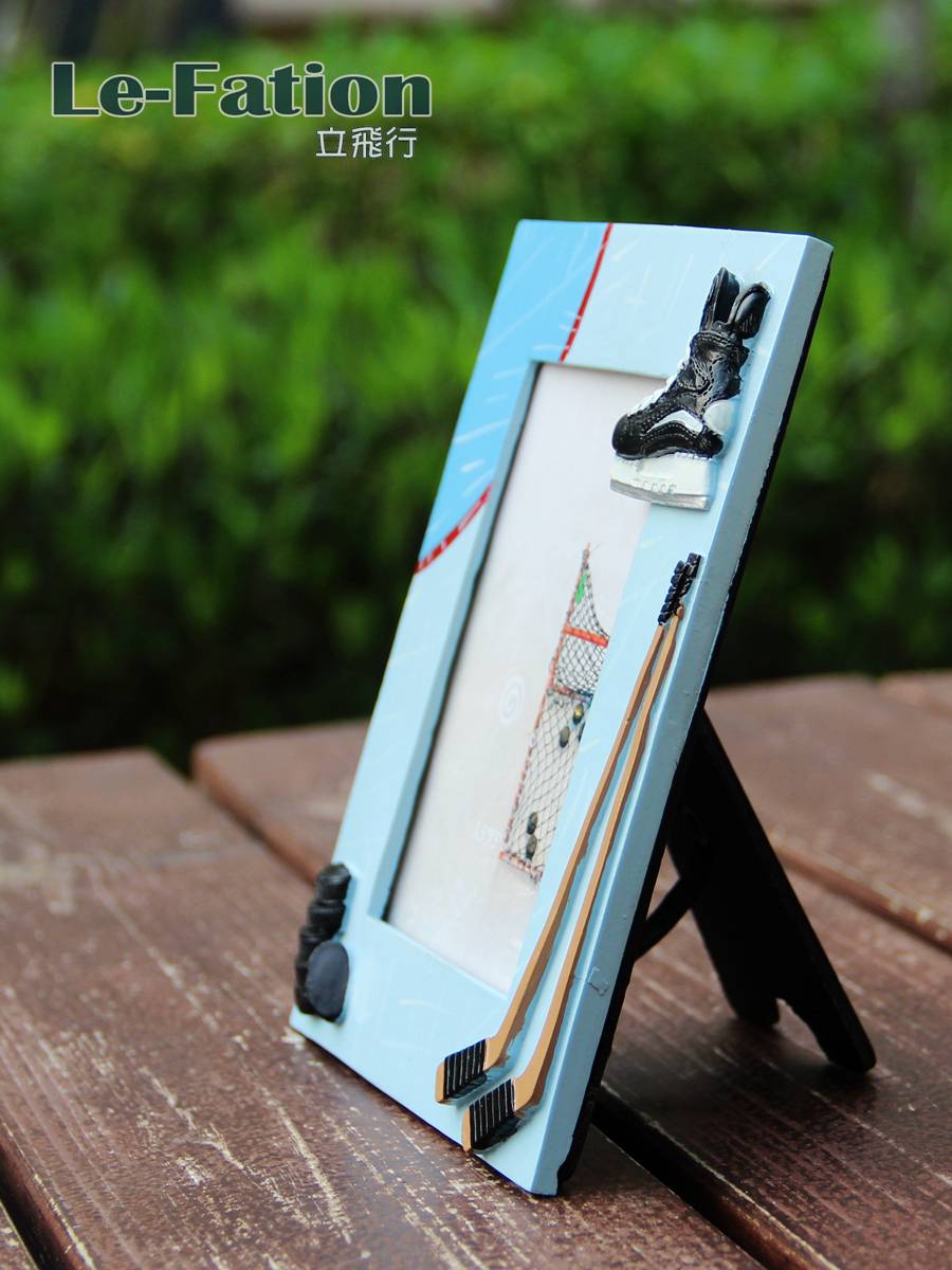 Ice hockey hockey creative three -dimensional relief decorative table display frame club competition commemorative gift birthday gift
