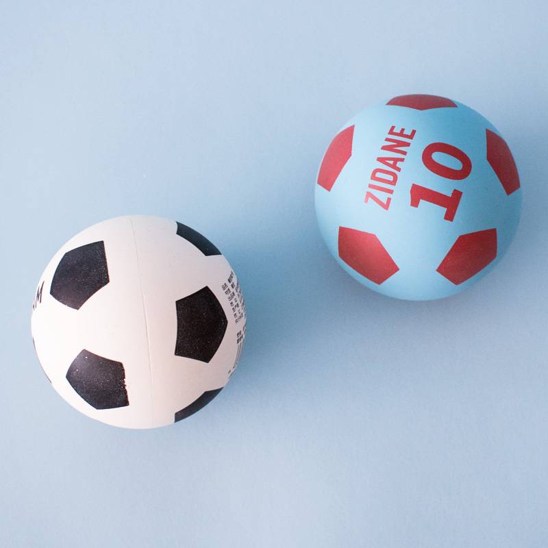 Primary color football+blue football