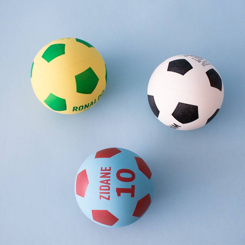 Primary color+yellow+blue football