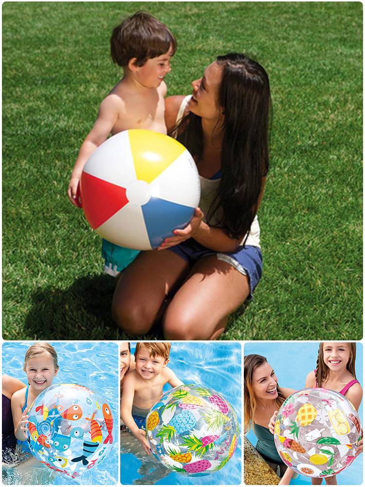 Summer INTEX inflatable beach ball children's water ball swimming pool floating toy big ball children's water volleyball