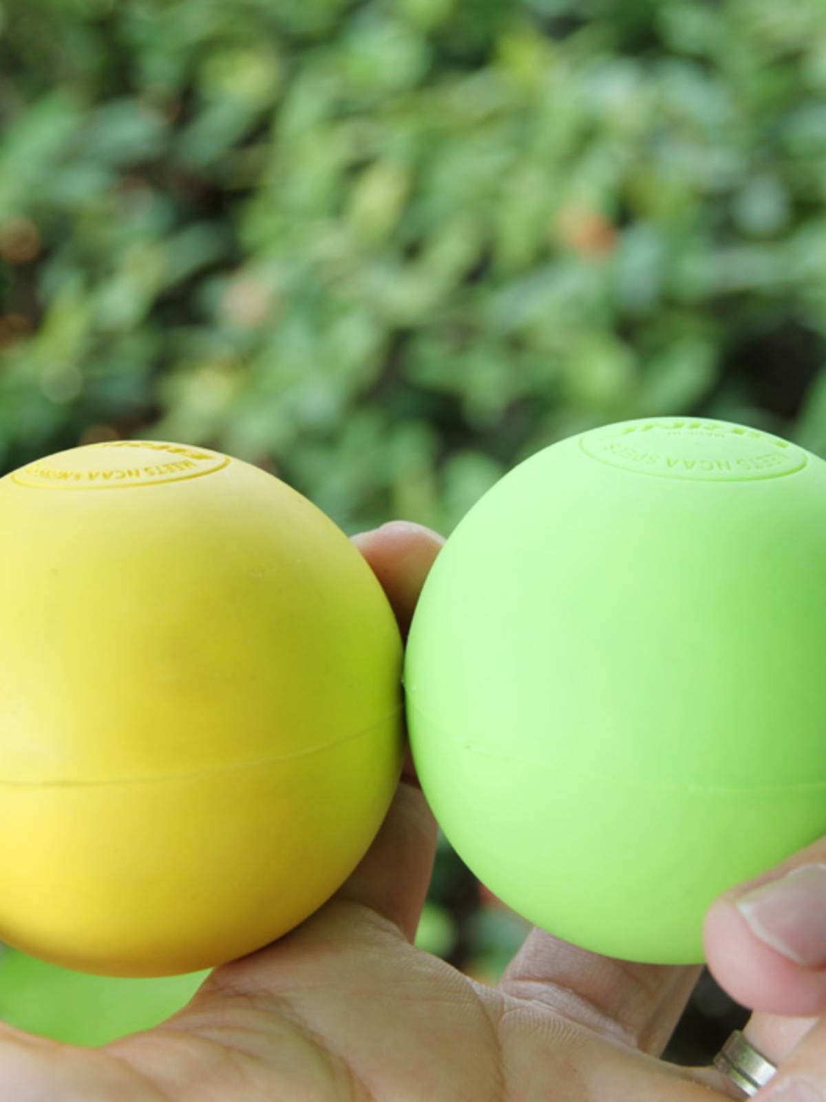 Lacrosse long curved hockey gym ball rubber ball warrior Brine STX 2 starting 