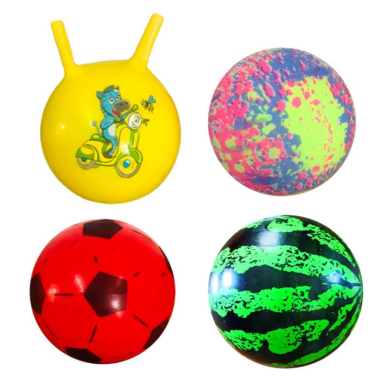 Children's small leather player grabbed the ball inflatable toys, the quiet trumpet sheep, grab the training ground, stall the watermelon ball