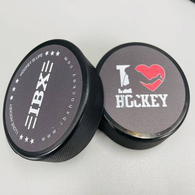 IBX competition standard ice hockey real ice hockey cake adult children professional ice hockey training ball multi -color