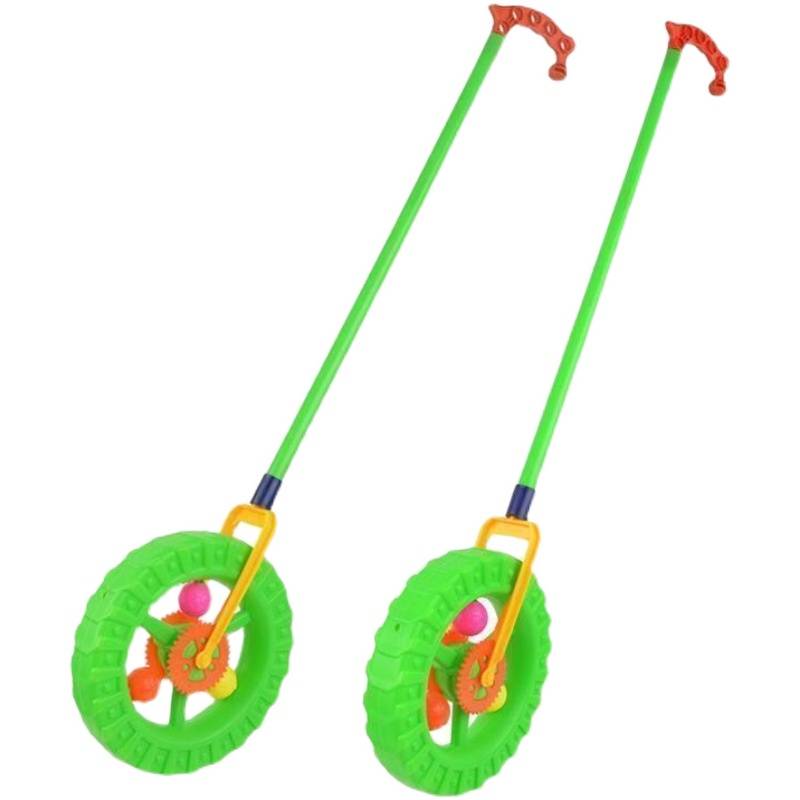 Children's single -handed hand -pushing single -wheel aircraft baby little boy, little girl, push music sports sports toy 3456 years old