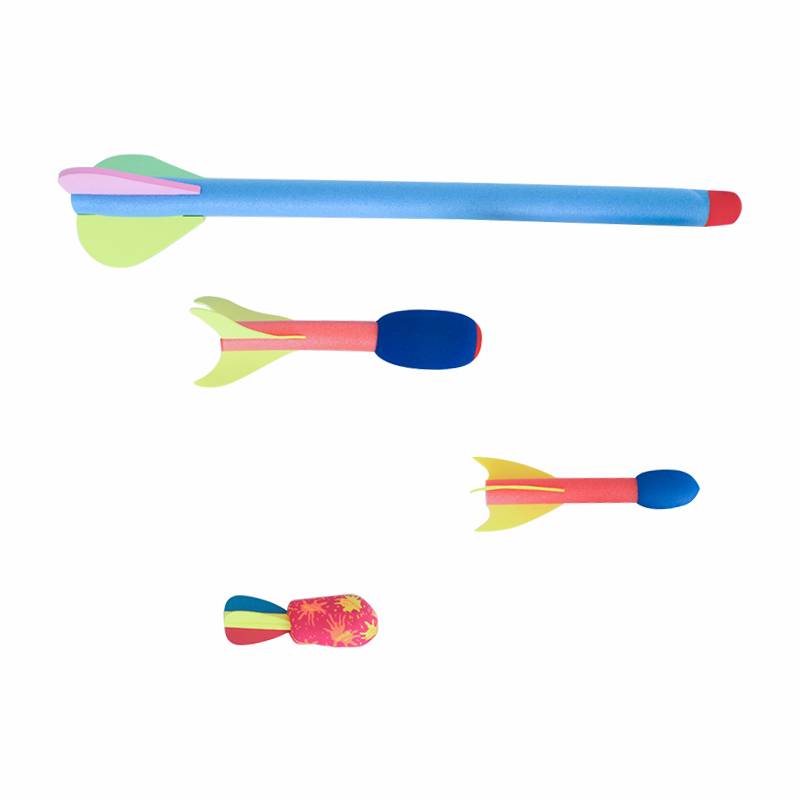 Kindergarten Early Education Track Software Software Children's soft rocket dart dart outdoor throwing training fish torpedo missile