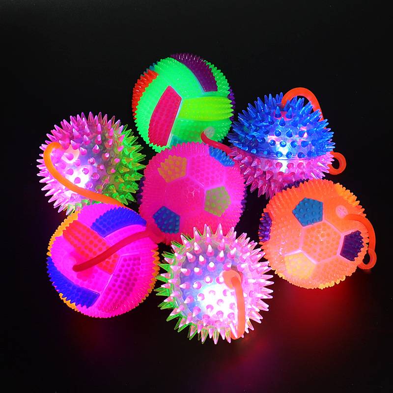 A touch massage ball with luminous radiant trajectories, and a small troupe of children's creative little gift fairs
