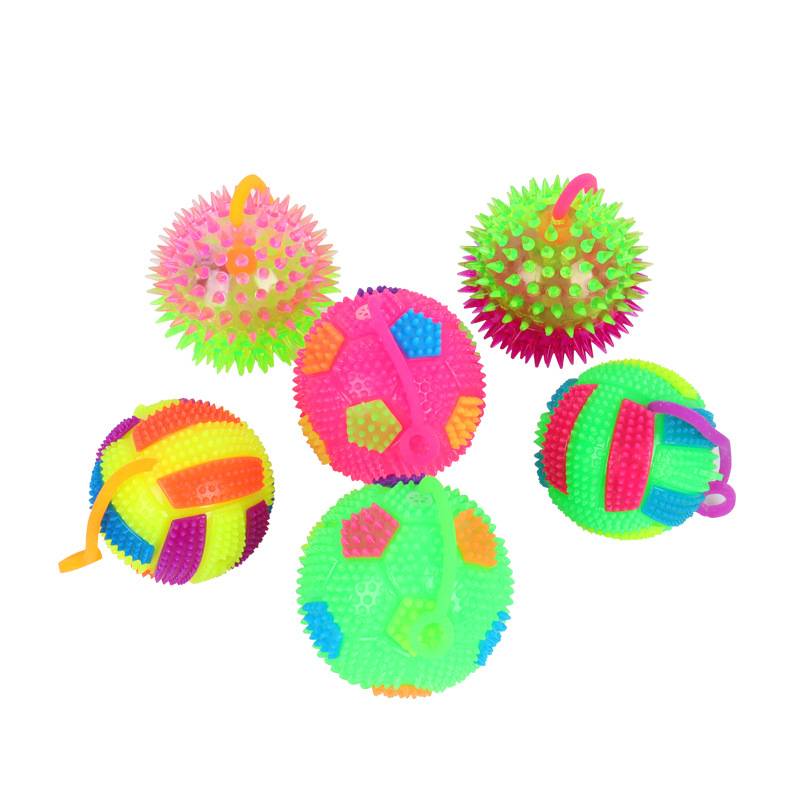 A touch massage ball with luminous radiant trajectories, and a small troupe of children's creative little gift fairs