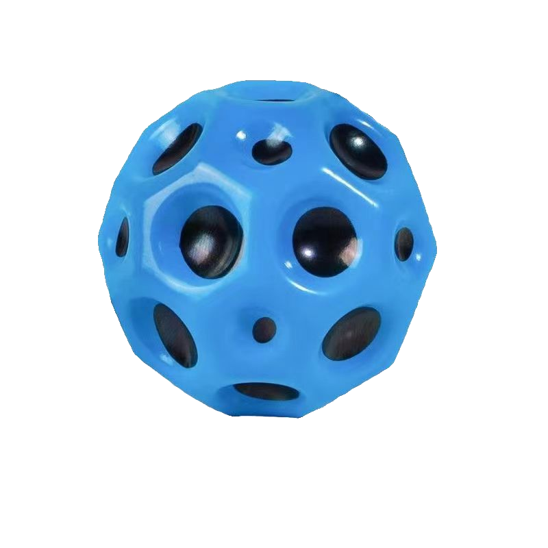Novice elastic ball with rope high bombs rubber throwing ball wrist force ball Children's toys, moon, stone hand throw back forceball