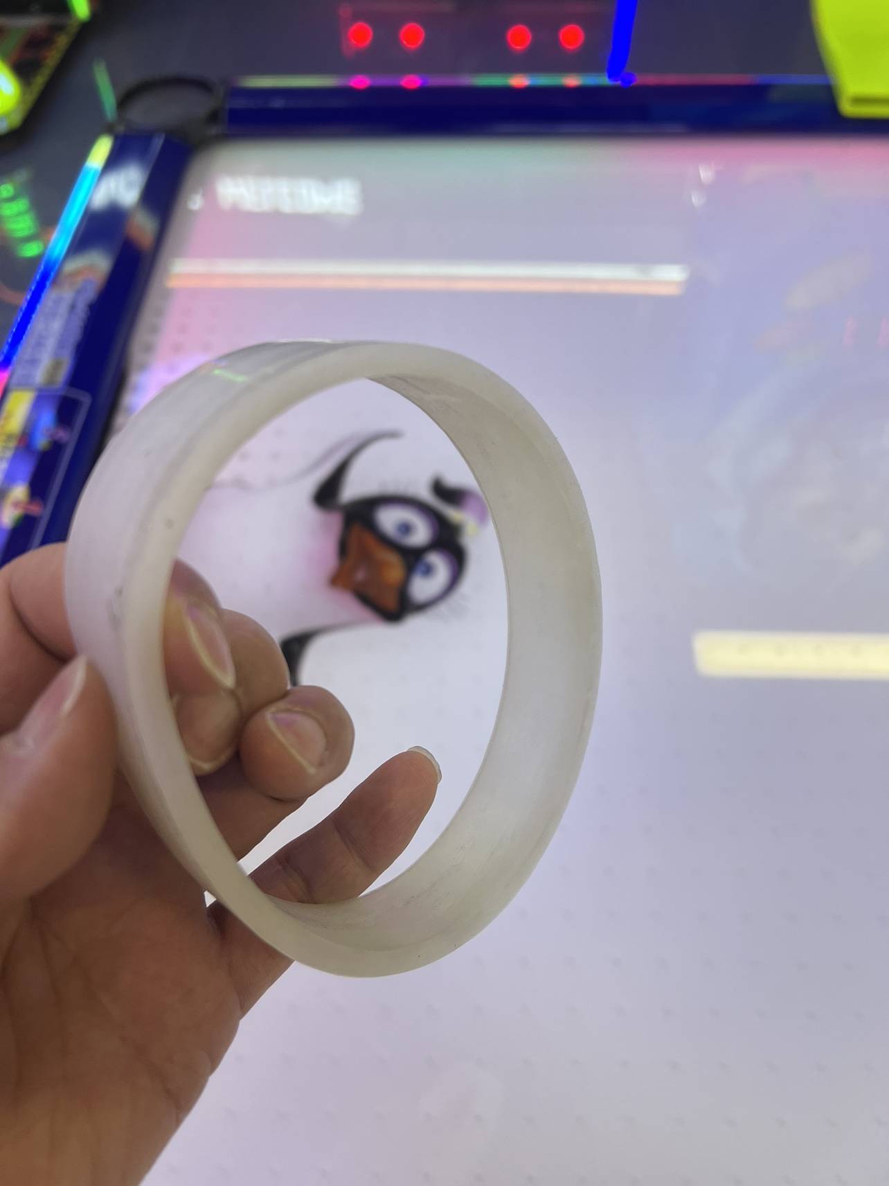 Soft rubber ring of the roller handle