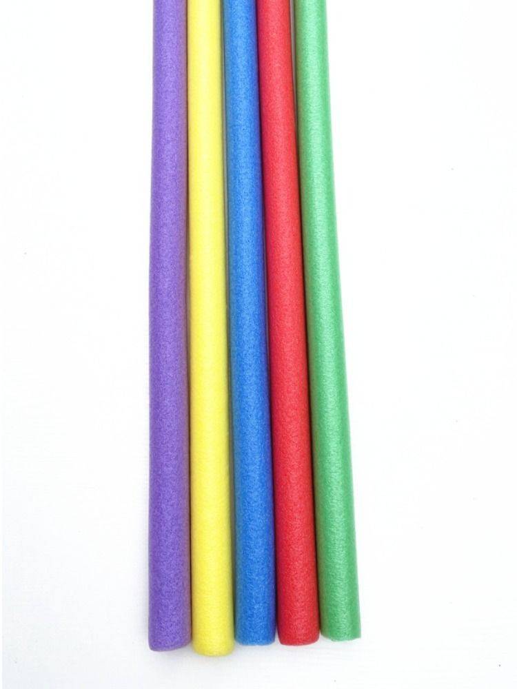 Children's kindergarten gymnastics sponge rod bubble sticks to each other with ease, game stick color soft stick prop toy