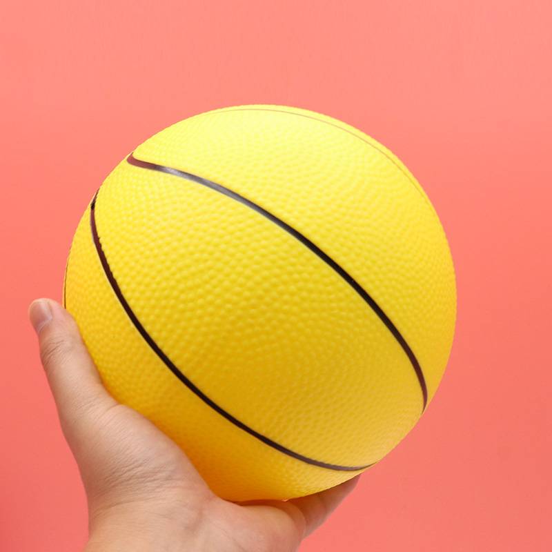 Children's small leather ball thickened small basketball inflatable elastic toy ball kindergarten dedicated shooting player grab football
