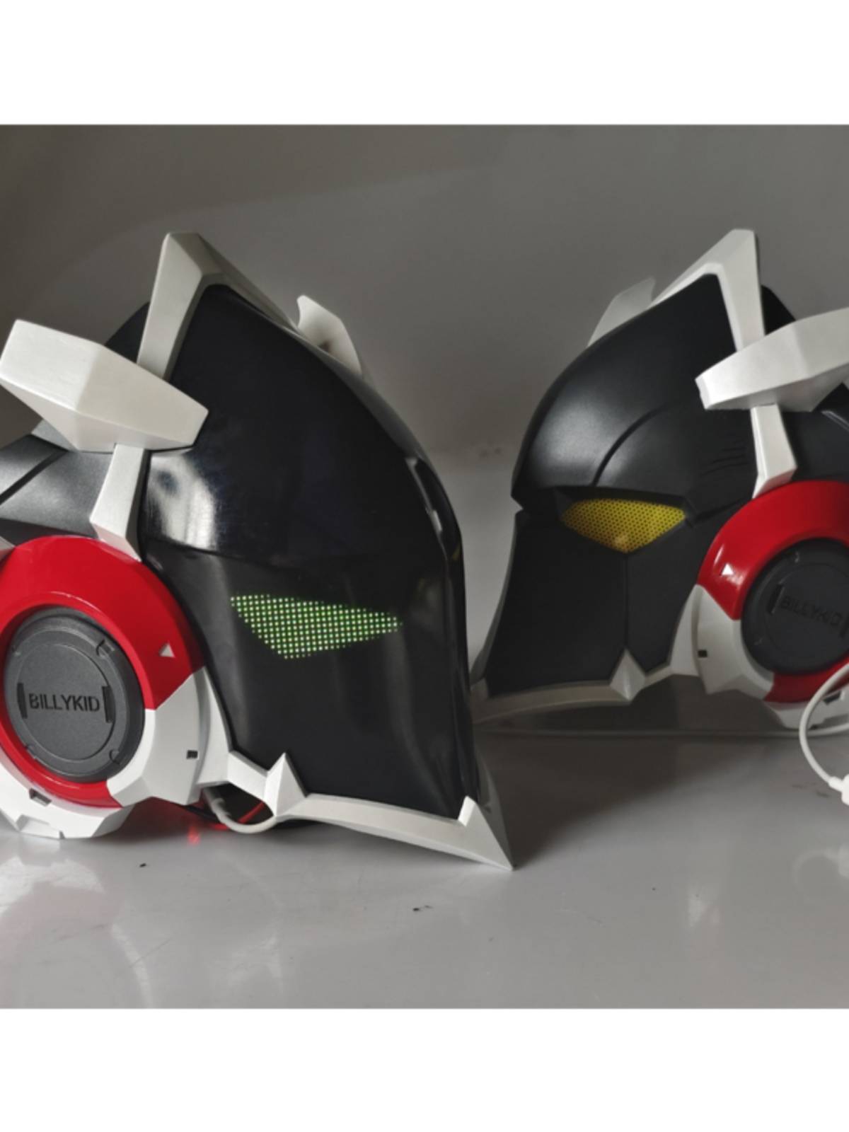 Zero Zone Zero Billar Luminous Electronic Mask COS Video Shooting Proper Proper helmet