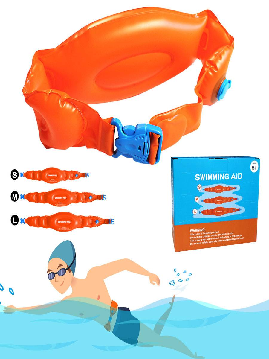 Floating swimming belt adult safety male and female beginners equipped with floating artifacts, fan swimming rings, wearing