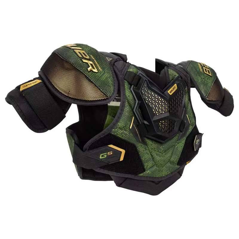 A limited-cost Bauer/Bauer GS hockey protection for young adults with breast-protected elbows and leg-protected hockey equipment