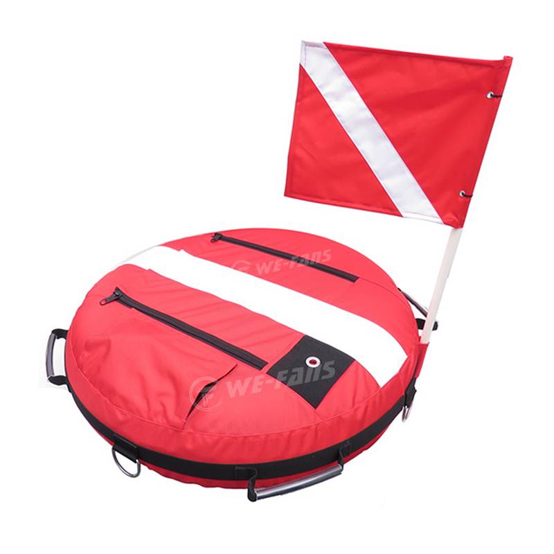 Red with signal flag