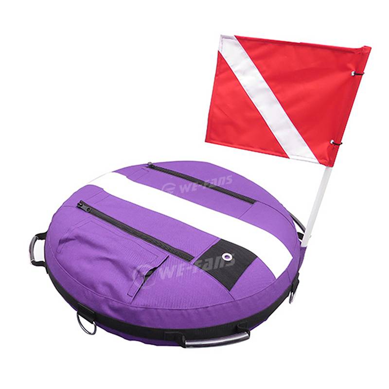 Purple -containing signal flag