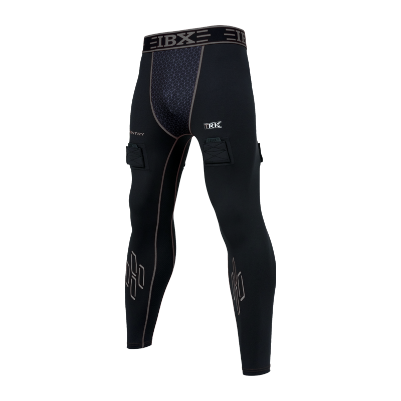 Black -gray adult men's speed dry pants