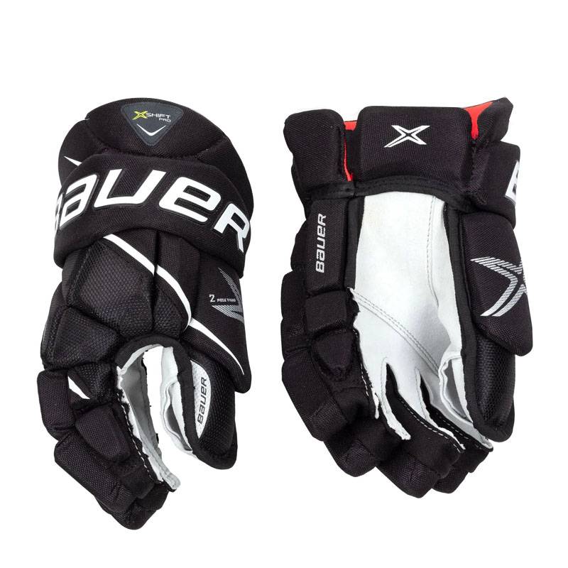 New Bauer X-Shift Pro Ice Hockey Gloves Polel Youth Adult Medium Senior Competition Gloves