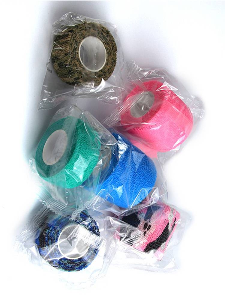 Disposable self -adhesive bandage gauze elastic tattoo tattoo handle anti -slip anti -shock -proof movement finger strap