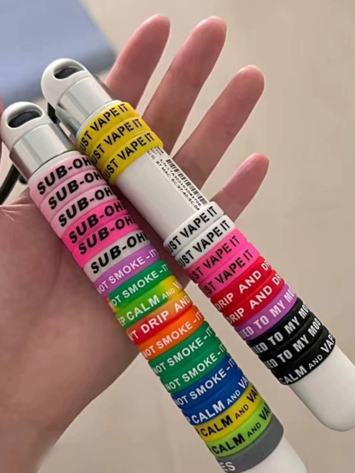 75 -style rope jumping handle Anti -slip circle night aperture slingshot protective cover, the fishing rod silicon gum pole to stop Luya