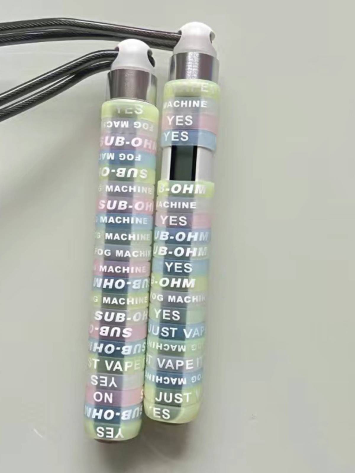 75 -style rope jumping handle Anti -slip circle night aperture slingshot protective cover, the fishing rod silicon gum pole to stop Luya