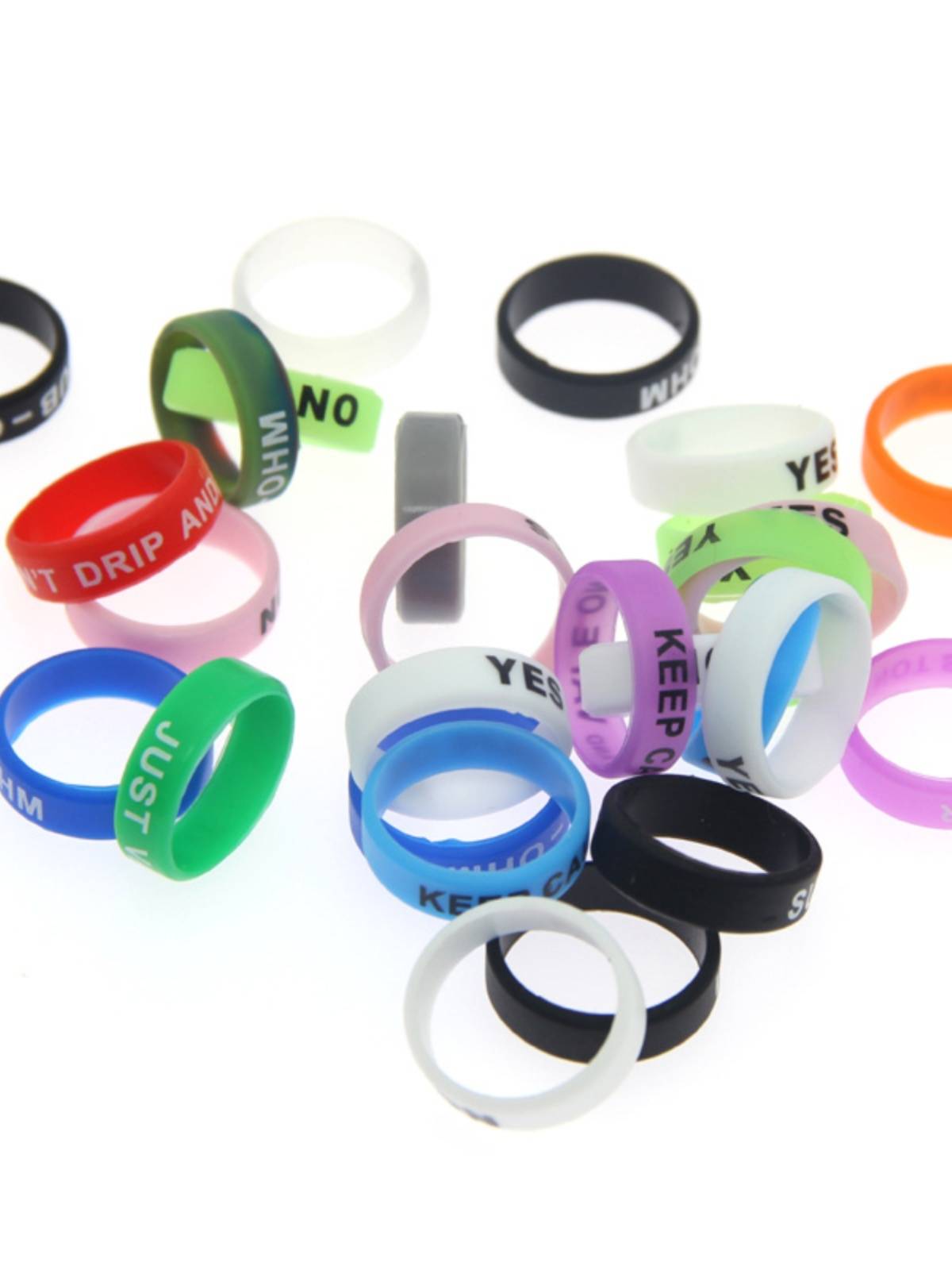 75 -style rope jumping handle Anti -slip circle night aperture slingshot protective cover, the fishing rod silicon gum pole to stop Luya