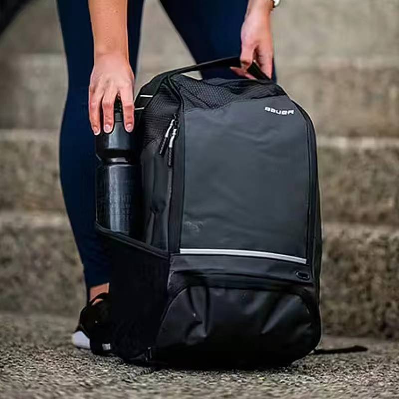 New product authentic bauer ice hockey schoolbag backpack Boss ice hockey souvenir birthday gift large capacity computer bag