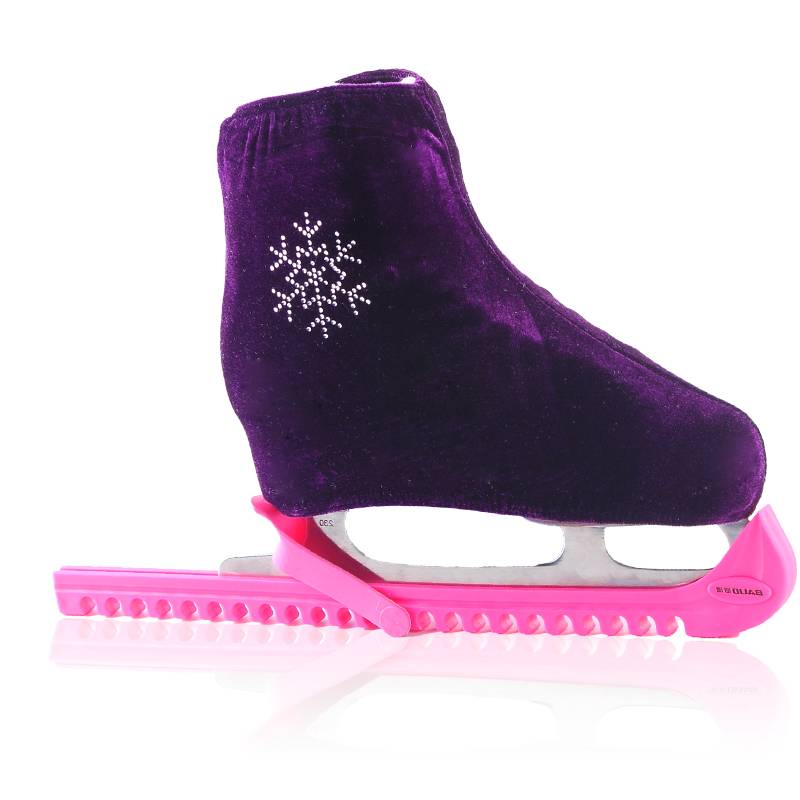 Color Korean velvet shoe cover patterned ice knife shoe covers flower knife shoe covers pattern skating shoe skaters ball knife foot cover