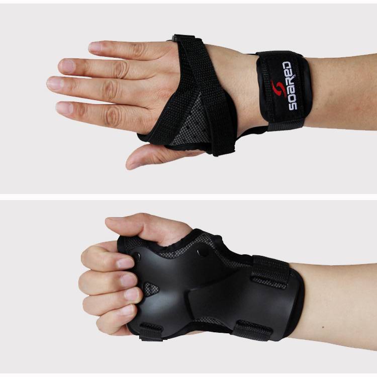 Children's adult wheel skating wrist skateboarding hand sk to sk to skate the elbow elbow knee pads outside wearing