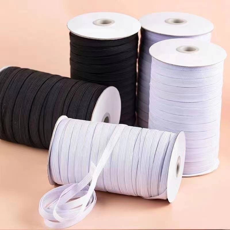 White high elastic pine band rubber band pants waist rubber elastic rope elastic bandate bandate wide flat, durable and loose band