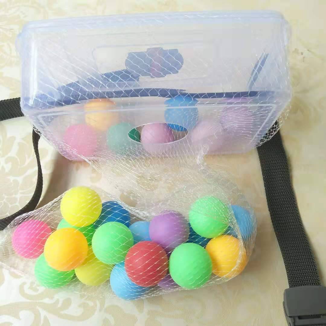 1 Weaving belt+1 box+25 ball+back cover+net pocket