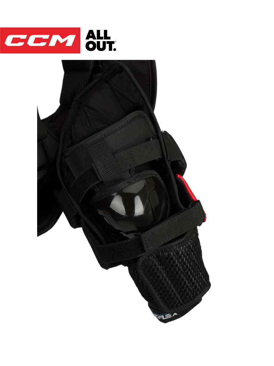 The new CCM EFLEX 6.5 Ice Hockey goalkeeper protects the chest to protect the youth ice hockey goalkeeper competition professional