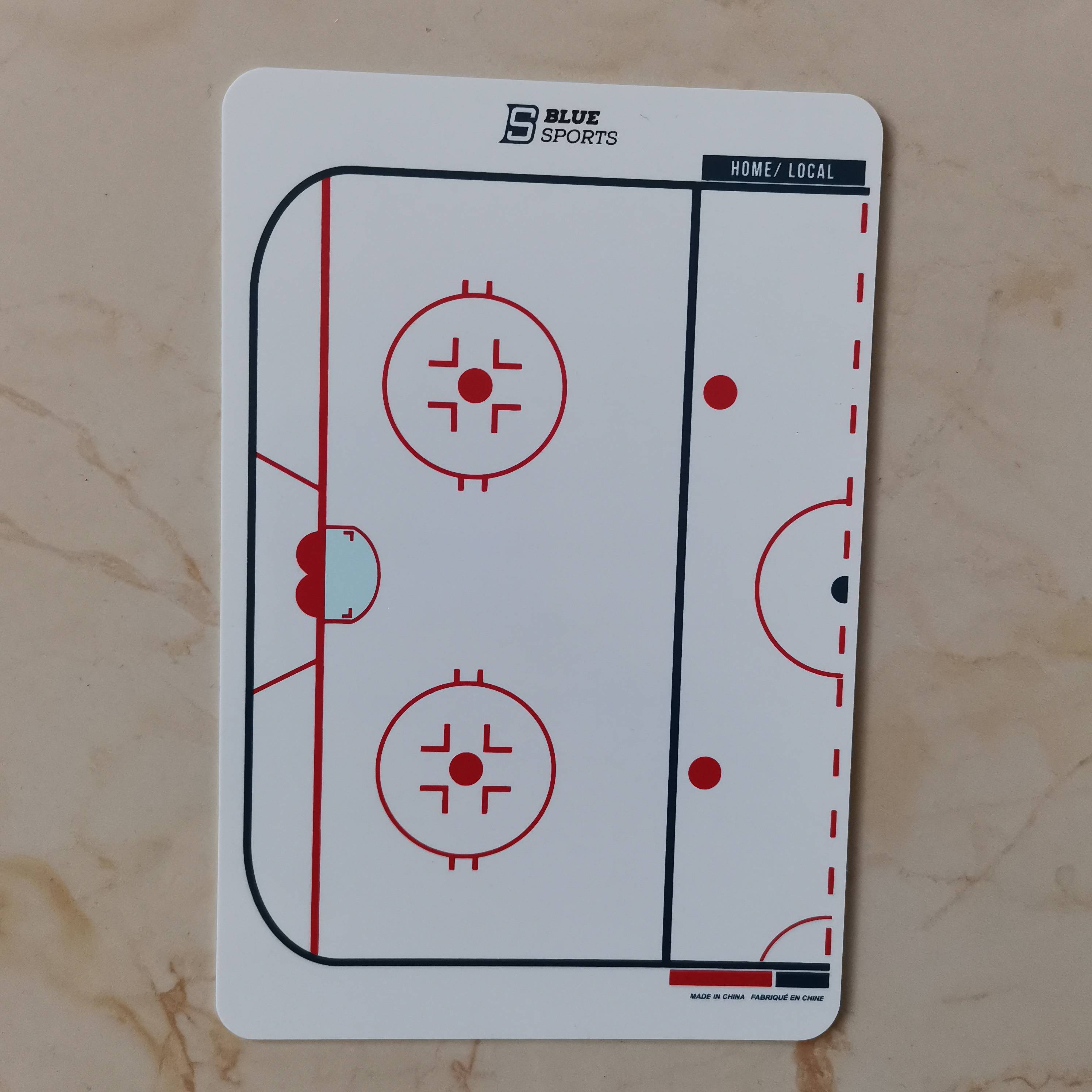 2021 Blue Sports ice hockey tactical board ice hockey coach explanation version of students teaching board ice hockey teaching